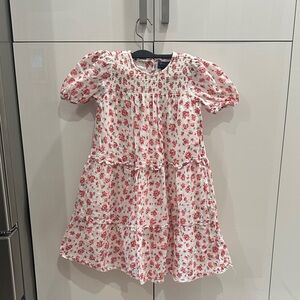 Polo by Ralph Lauren Floral White and Pink Kids Dress